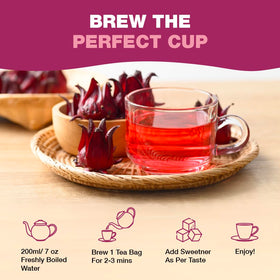 HANDPICK dye-free tea bags showcasing pure ingredients and safe brewing