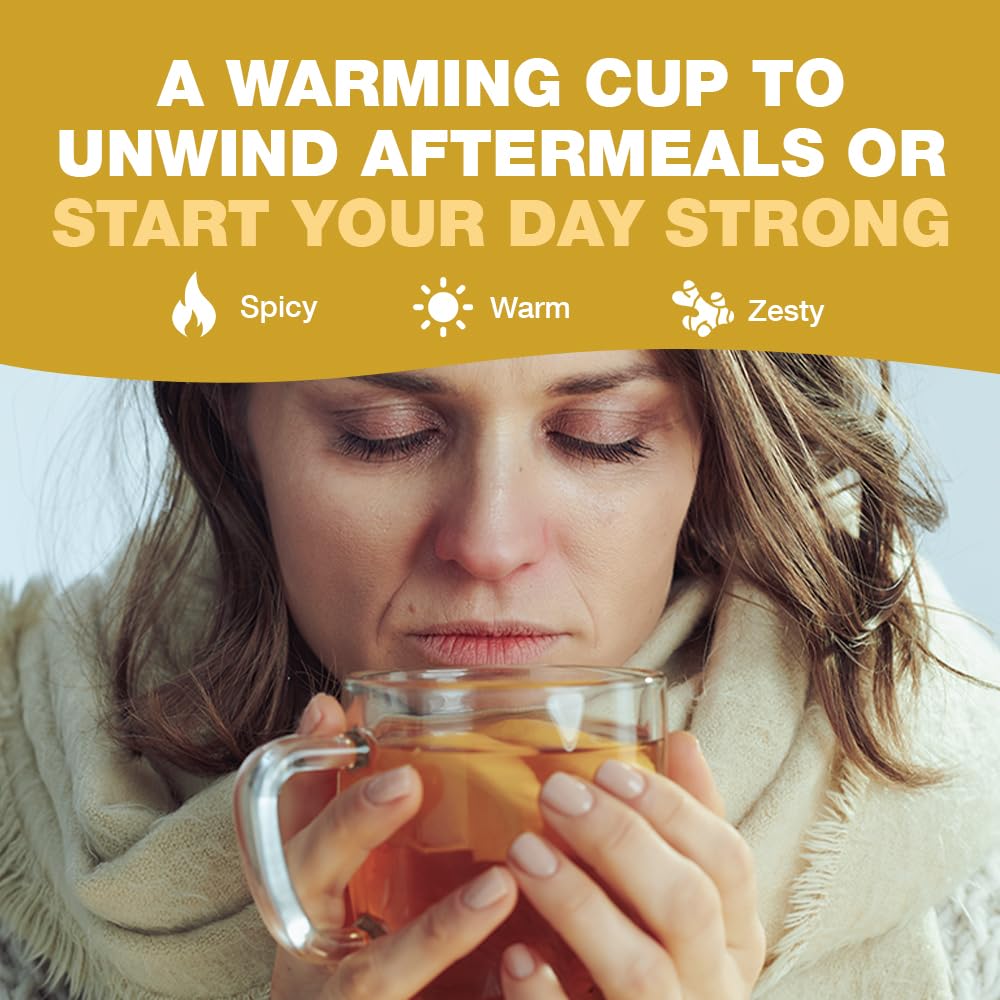 Gluten-free HANDPICK label signals a safe, herb-forward tea experience.