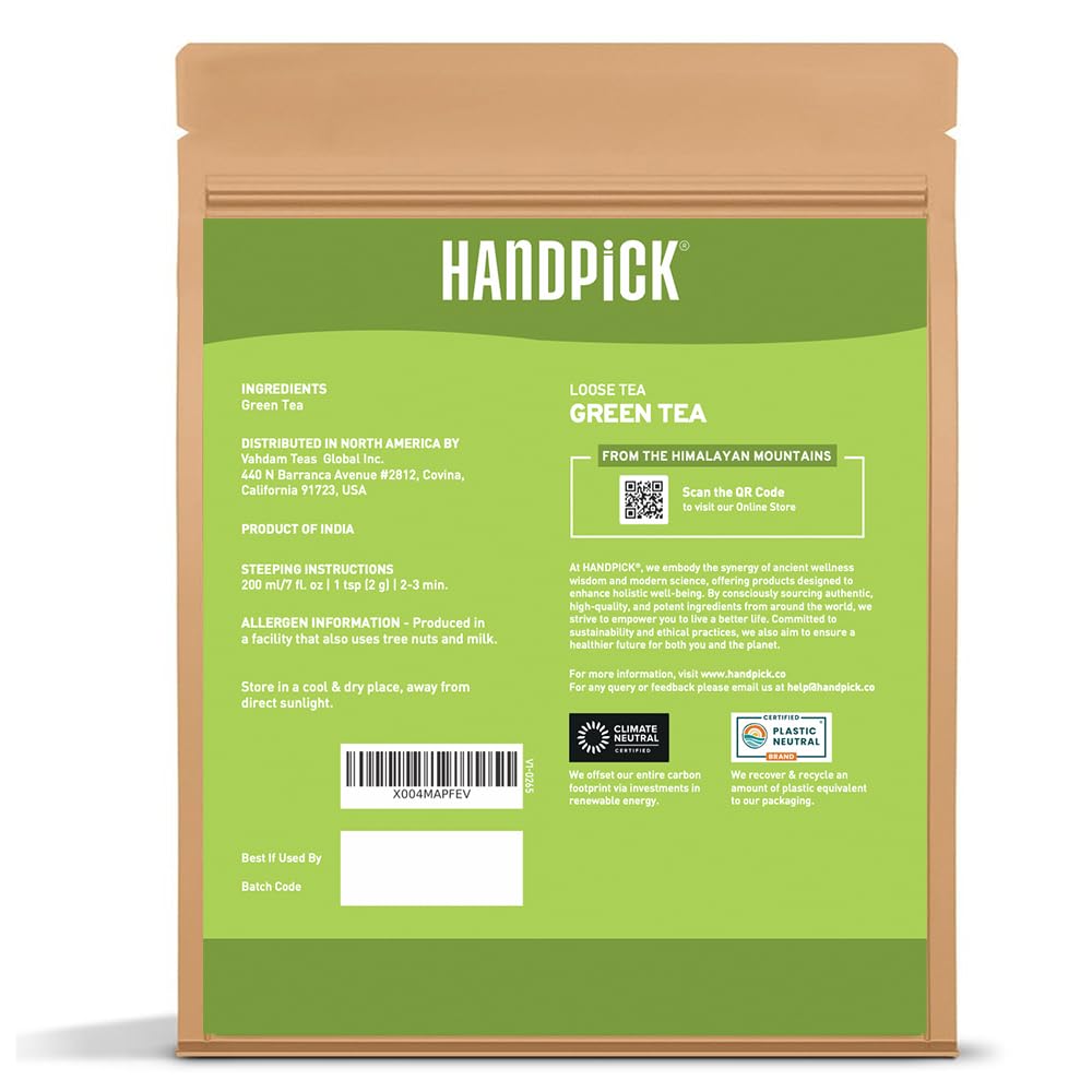 HANDPICK Green Tea morning ritual setup invites daily refreshment