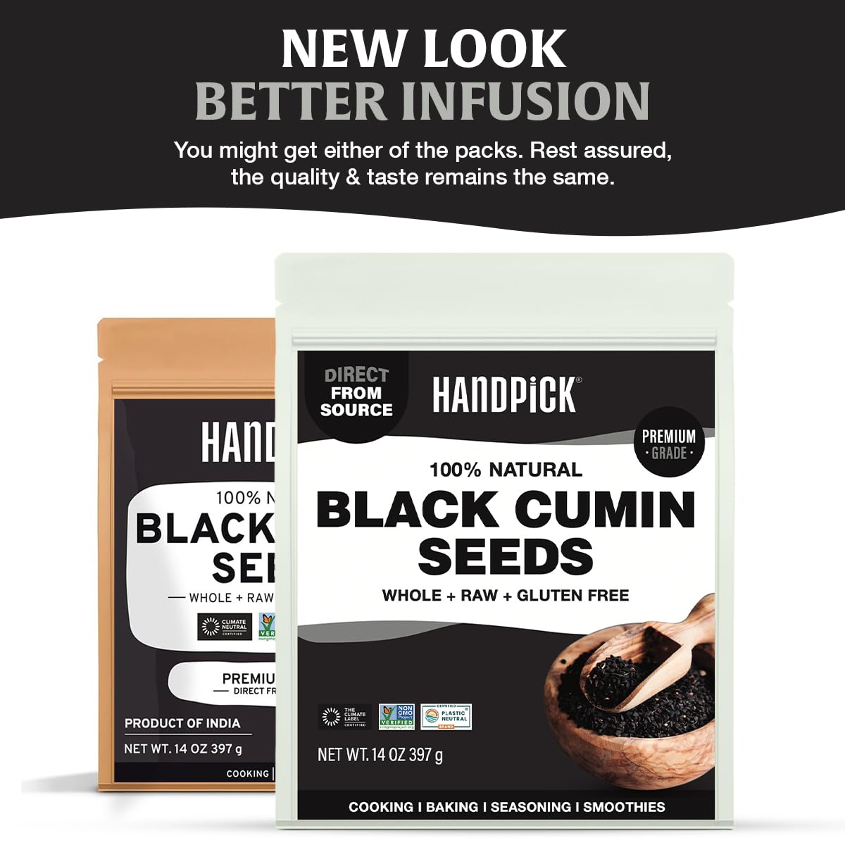 HANDPICK Kalonji whole seeds closeup boosts flavor in curries.