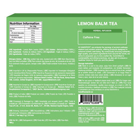 HANDPICK Lemon Balm Tea glass cup ambiance for a cozy tea moment