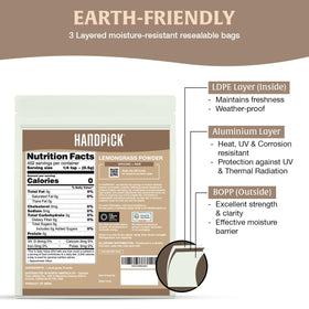 HANDPICK lemongrass powder scoop for easy measuring