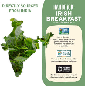 HANDPICK morning cup ritual image suggests robust aroma and energizing start.