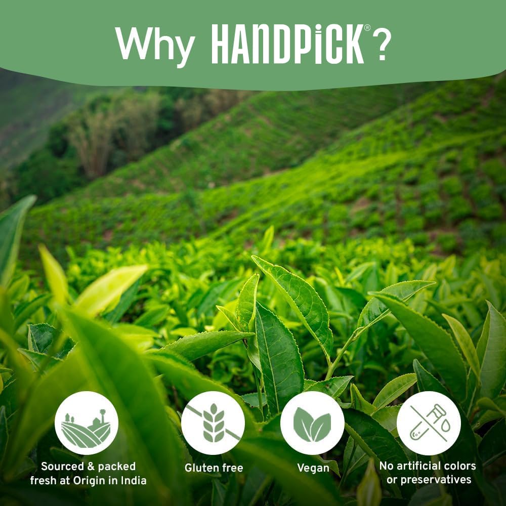 HANDPICK no-staples packaging emphasizes safe, easy-to-use eco-friendly tea bags.