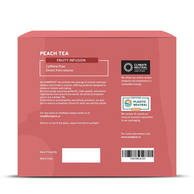 HANDPICK Peach Tea Bags eco-conscious packaging and sustainability