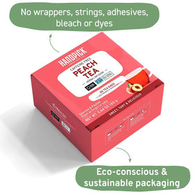 HANDPICK Peach Tea Bags round tea bags for even infusion
