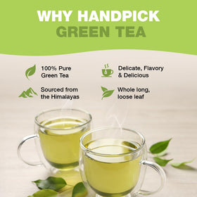 HandPICK Tea bags free from dyes and chlorine bleach.