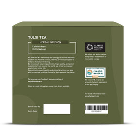 Removing the HANDPICK Tulsi Tea bag preserves balanced, flavorful infusion.