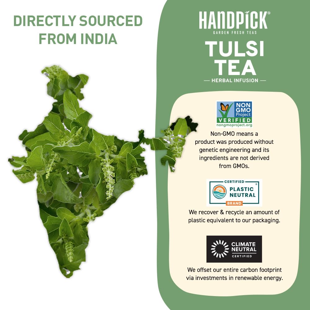 Sustainable packaging from HANDPICK supports eco-conscious tea rituals.