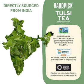 Sustainable packaging from HANDPICK supports eco-conscious tea rituals.