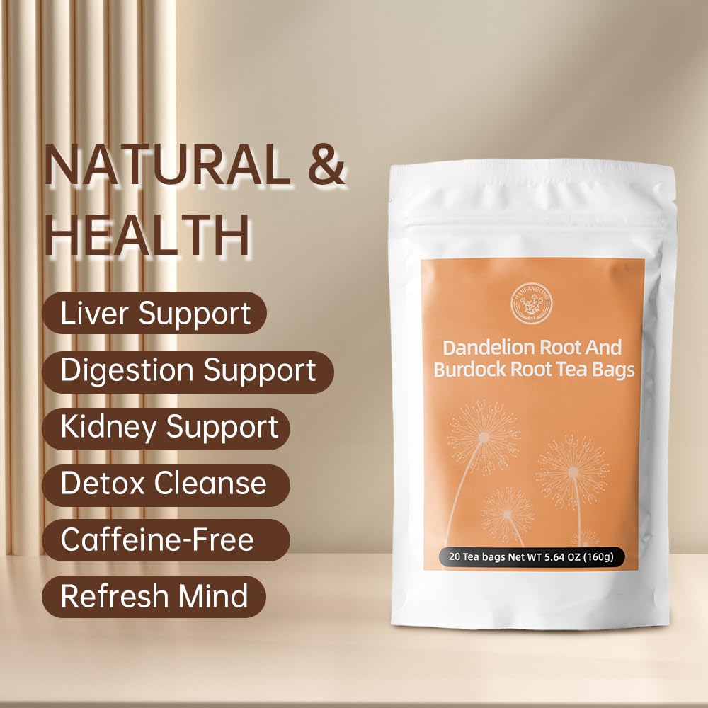 HANFANGLING dried dandelion and burdock roots blend for tea lovers.