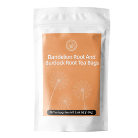HANFANGLING roasted dandelion burdock tea bags for caffeine-free warmth.