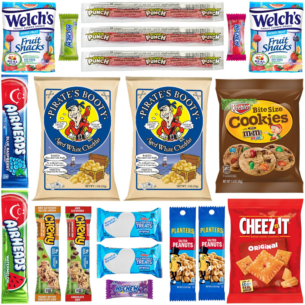 Hangry Kit shelf-stable snacks, no refrigeration needed for easy snacking.