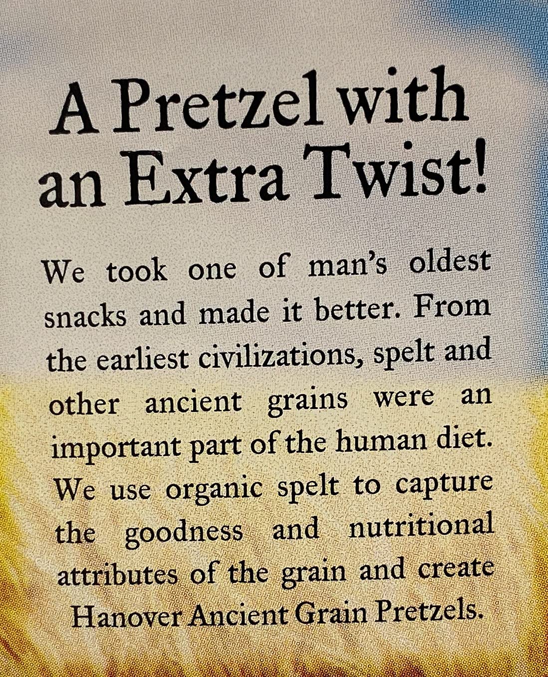 Barrel-style resealable container keeps pretzels fresh on the go