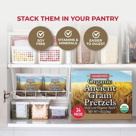 On-the-go Hanover spelt pretzel for office or gym breaks