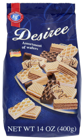 Hans Freitag Desiree Wafers close-up emphasizing crisp layers for light, satisfying snacking