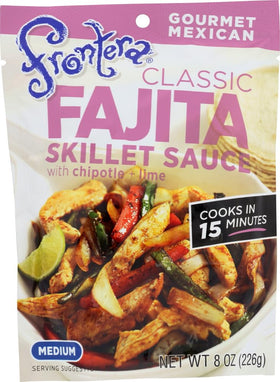 HAO BOSCH Frontera Classic Fajita Sauce 6-item box ready for quick weeknight fajitas.