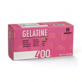 HAODONG beef gelatin sheets 180 bloom close-up for a premium dessert texture