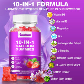 Haohan saffron gummies family-use scene demonstrates daily routine.