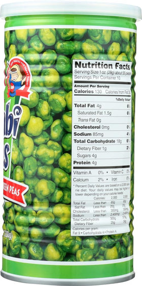 Salad topping with HAPI Hot Wasabi Peas adds texture and zing