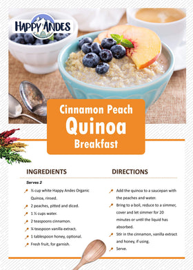 Happy Andes Tri-Color Quinoa cooking bowl, ready to blend into bowls and stews