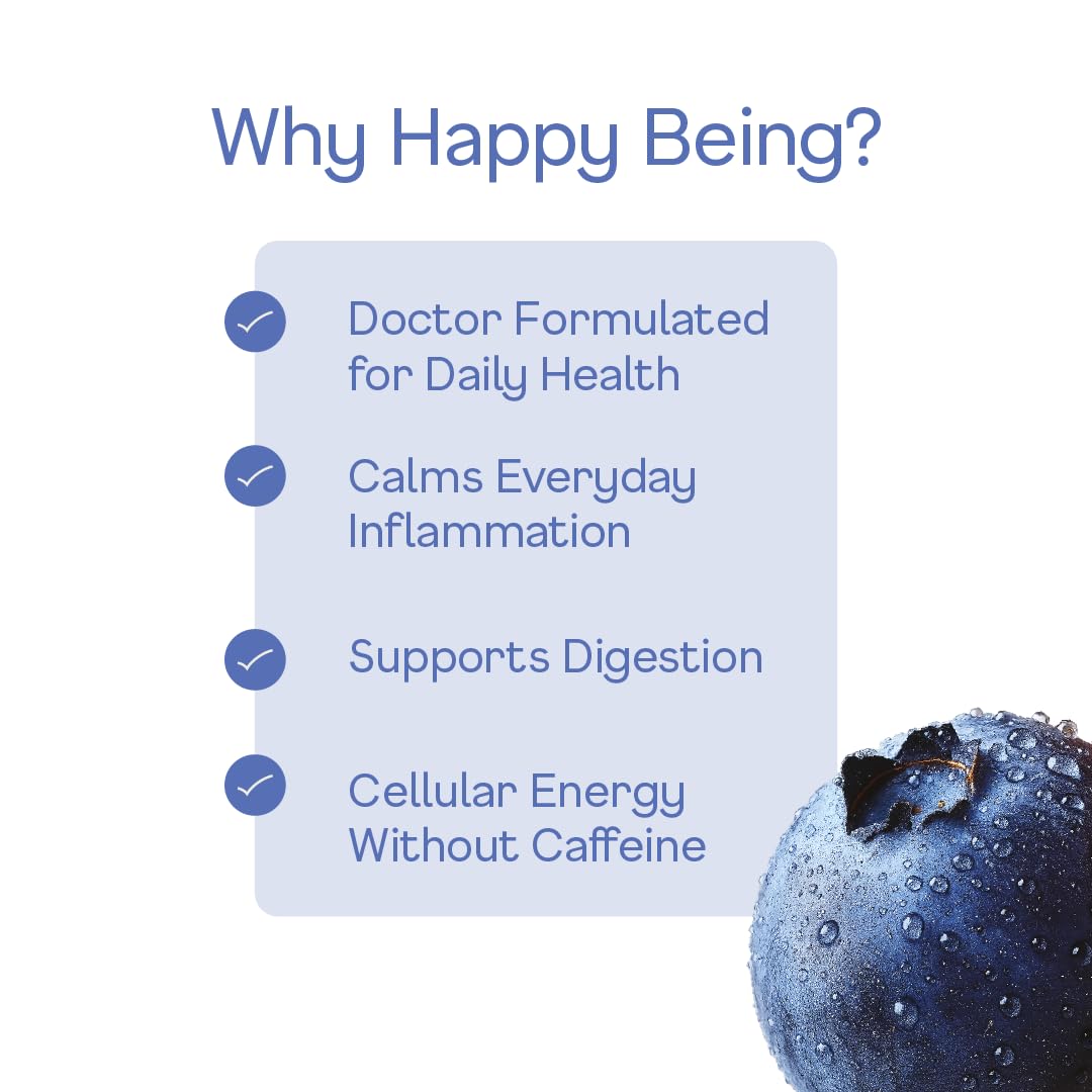 Happy Being Low Sugar Low Calorie graphic communicates a lighter refreshment option