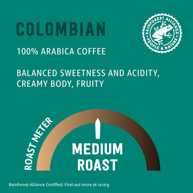 Happy Belly Arabica beans close-up highlighting premium aroma