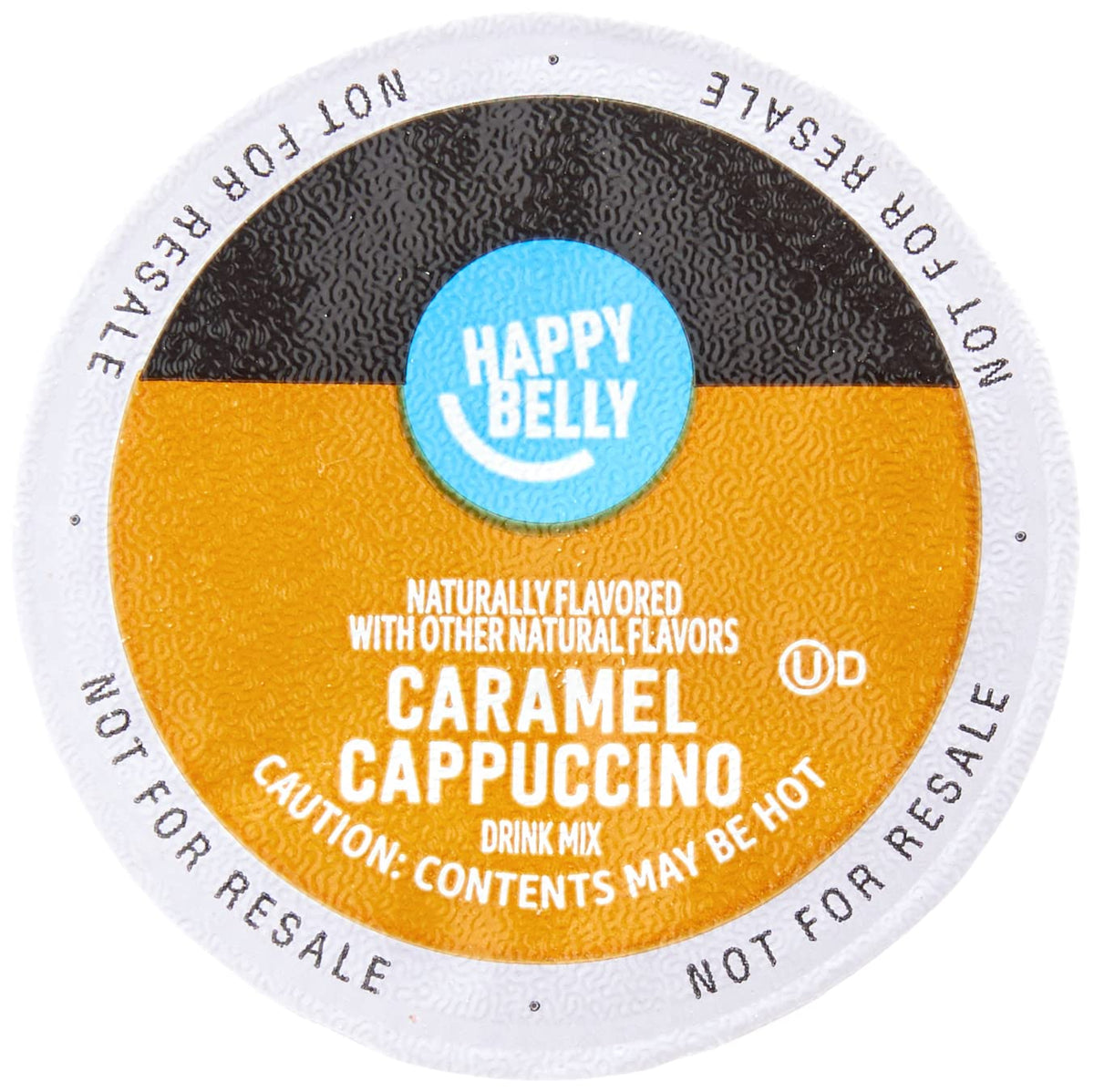 Happy Belly Cappuccino pods compatible with 1.0 and 2.0 K-Cup brewers.