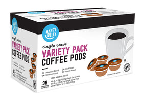 Happy Belly compostable pods packaging for eco-conscious brewing