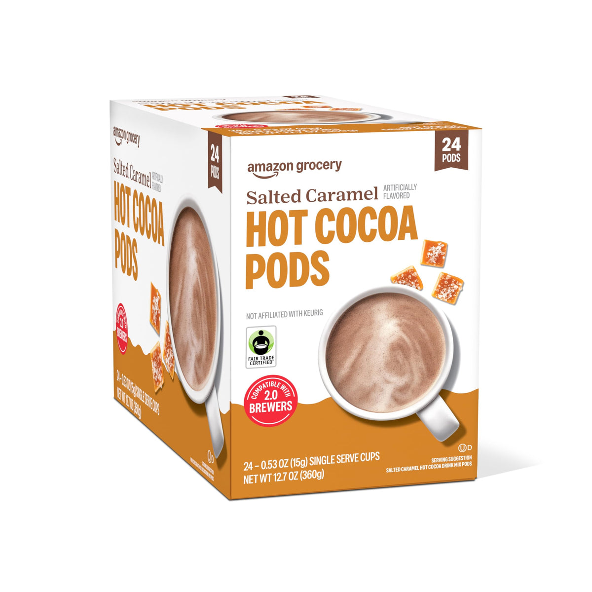 Shake-before-brewing note on packaging for best flavor.