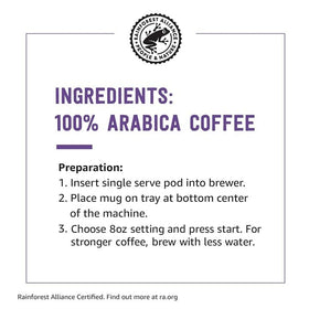 Brewing with Happy Belly House Blend pods yields a reliable morning cup.