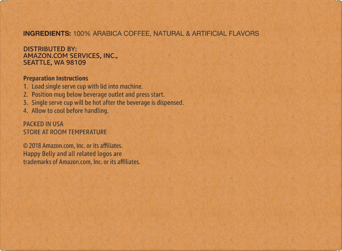 Happy Belly light roast keeps a delicate body with mild acidity and creamy finish.