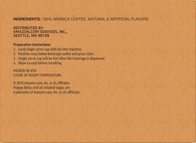 Happy Belly light roast keeps a delicate body with mild acidity and creamy finish.