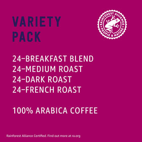 Happy Belly Dark Roast pod showing rich aroma and full body