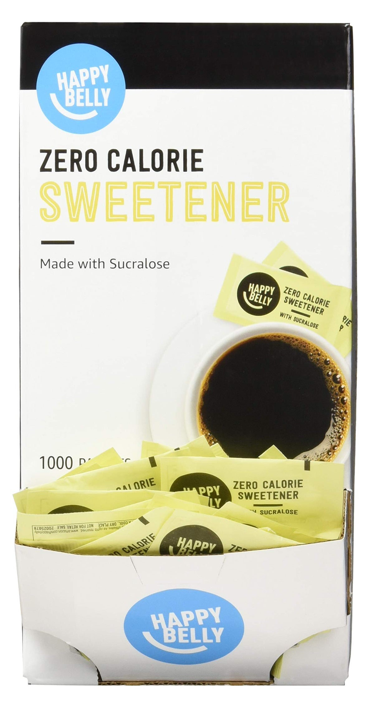 Happy Belly zero-calorie packets deliver sweet taste without calories.