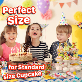 Happy Choices birthday cake toppers featuring honey bear design.