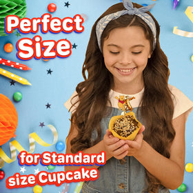 Happy Choices cake decorations with honey bear design for festive treats.