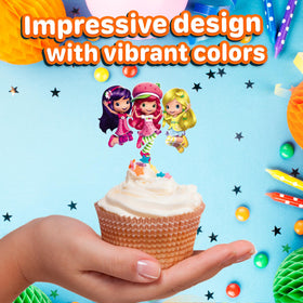 Happy Choices easy-to-stick toppers simplify decorating for kids celebrations