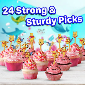 Happy Choices kids birthday cupcake picks brighten any party.
