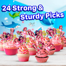 Happy Choices perfect size toppers ensure visibility without overpowering treats