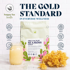 Happy Fox Sea Moss Gel 75oz ready for daily use.