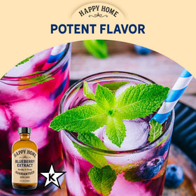 Happy Home blueberry flavor muffins capture fresh aroma and baking depth