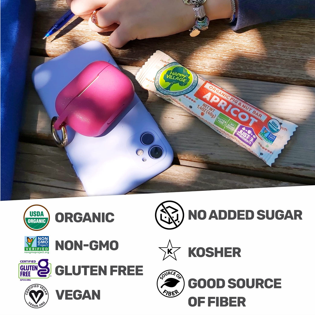 Happy Village organic-farm-story-pack image emphasizes ethical sourcing and community support.