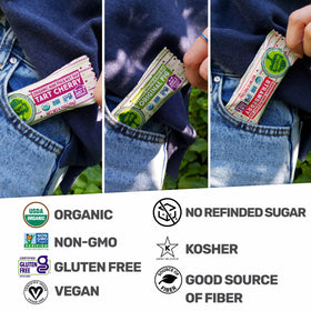 Happy Village Variety Pack packaging featuring three flavors and eco-friendly sourcing