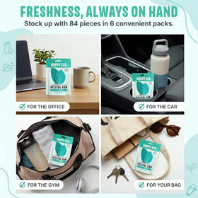 HAPPY ECO spearmint aroma close-up conveys refreshing scent