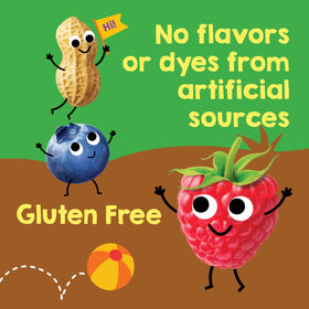 Happy Tot Bestie Bars organic ingredients with real fruit and whole grains.