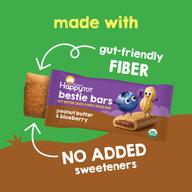 Happy Tot Bestie Bars real organic fruit in every bite.
