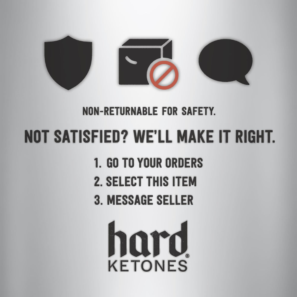 Hard Ketones Raw Ketohol concentrate bottle with ambient night-use setup.