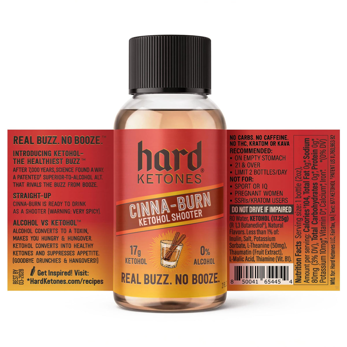 Hard Ketones Straight-Up Cinna-Burn pour into glass with cinnamon aroma.