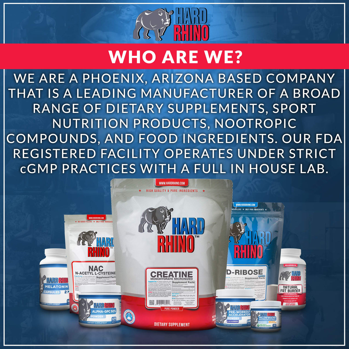 Hard Rhino Sucralose Powder used in beverages as a keto-friendly sweetener.